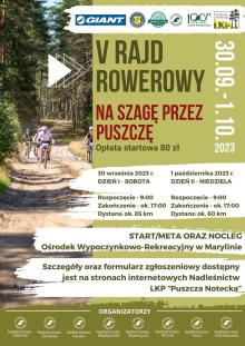 Na Szagę przez Puszczę V Rajd Rowerowy